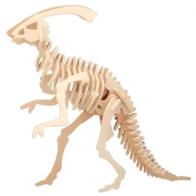 Woodcraft Drevené 3D puzzle Parasaurolophus malý