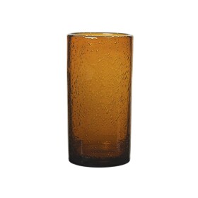 Ferm Living Pohár na vodu z recyklovaného skla Oli Amber 220 ml