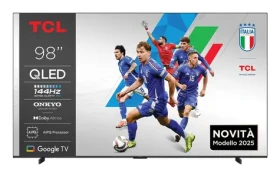 98" TCL 98P89K Metalická / Televízia / QLED / Google TV / Wi-Fi 6 / 450 cd/m2 (98P89K)