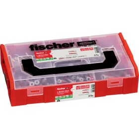 Fischer FIXtainer DuoPower / DuoSeal + S box s výberom hmoždiniek 561472 210 dielov; 561472