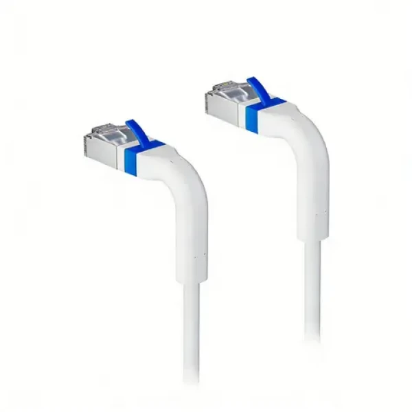 Lanview Slim Bendable Cat6a U/FTP biela / Sieťový kábel / RJ-45 / 3 m / LSZH (LV-6AFTP-FLEX-ANG-03W-S)