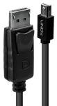 Lindy Mini DisplayPort - DisplayPort čierna / Kábel / 2 m / max. 2560 × 1600 px (41646)