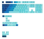 Glorious vymeniteľné klávesy GPBT Gradient (ISO DE) - Ocean / PBT / 131 ks / ISO DE layout / Cherry MX(+) (GLO-KB-ACC-KC-GPBT-GR-OCN-DE)