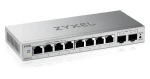 ZyXEL GS1200-10 v3 / Switch / Desktop / 8x GLAN / 2x GbE SFP / Fanless (GS1200-10V3-EU0101F)
