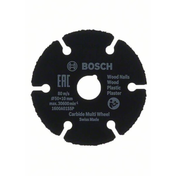 Bosch Accessories Bosch 1600A01S5X rezný kotúč rovný 50 mm 1 ks; 1600A01S5X