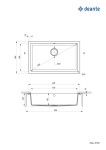 DEANTE DEANTE - Corda alabaster - Granitový drez pod dosku - spodná montáž ZQA_A10D