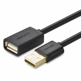 Ugreen Predlžovací kábel USB-A (M) - USB-A (F) 2m čierna (6957303813162)