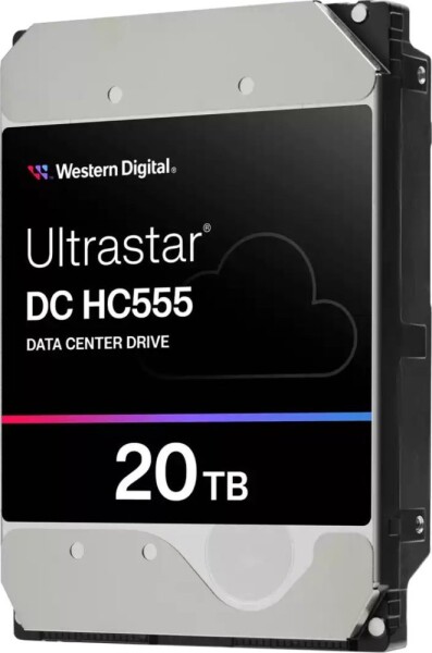 WD Western Digital Ultrastar DC HC555 disk twardy 20 TB 7200 RPM 512 MB 3.5" Serial ATA III