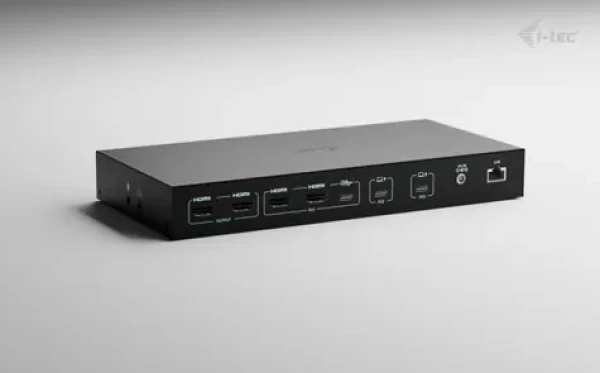 I-TEC USB-C KVM Dual Display / Dokovacia stanica / 3 hostiteľa / 2x HDMI / 5x USB-A / 1x USB-C / LAN / PD 92W (C31KVMDOCKPDPRO)