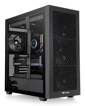 Thermaltake AX500 čierna / E-ATX / 2x USB-A 3.2 / 1x USB-C / 4X 140mm / bez zdroja / priehľadná bočnica (CA-11D-00F1WN-00)