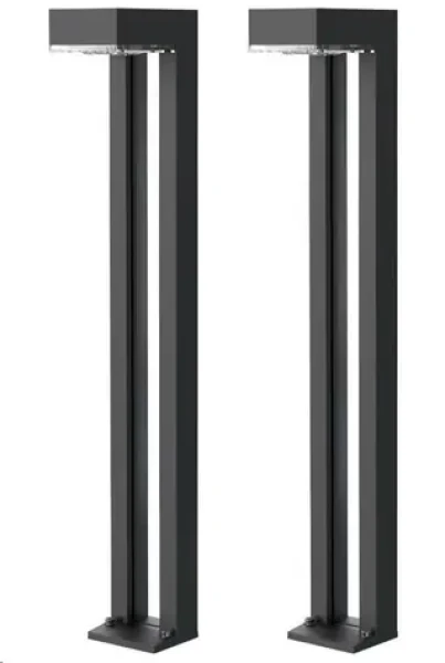 Viking SR07 vonkajšie solárne LED svetlo 2 ks / 3000K / IP44 (VSR07)