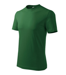 Klasické tričko unisex fľaša zelená 2XL