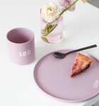 DESIGN LETTERS Porcelánový tanier Lavender Love 21,3 cm