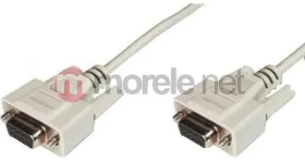 Digitus AK610106020E biela / Sériový kábel / DB9 na DB9 / 2 m (AK610106020E)