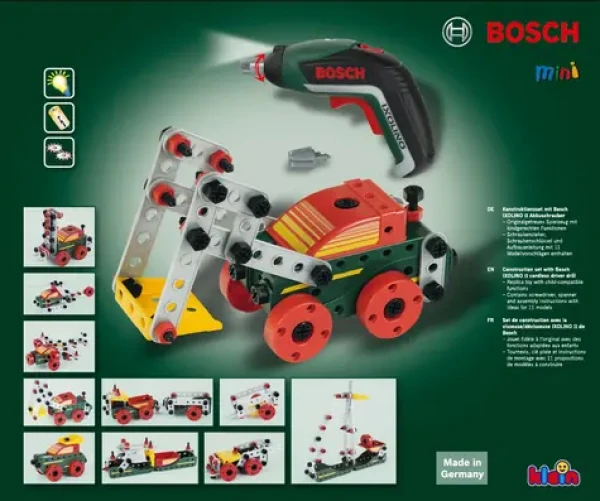 Theo Klein 8497 Sada pre stavbu vozidiel s aku skrutkovačom a príslušenstvom