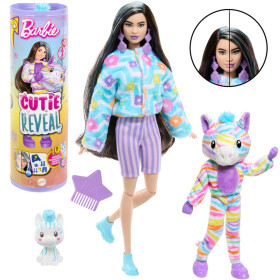 Mamido Mattel Barbie bábika Cutie Reveal Sladké sny ZEBRA s doplnkami