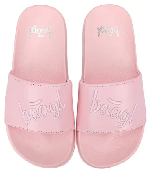 BAAGL Šľapky Logo Pink / veľ. 34