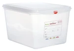 Denox GASTRONOX GN 1/2 / Gastronádoba s vekom / Polypropylén / 200 mm / 12,5 l