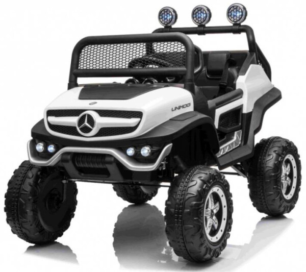 Mamido Detské elektrické autíčko Buggy Mercedes-Benz Unimog 4x4 biele