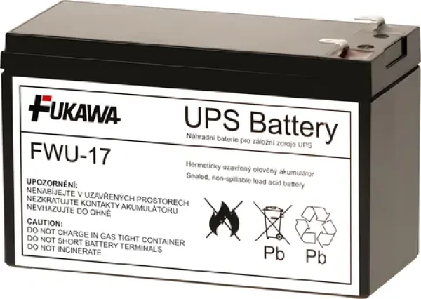 FIAMM FWU17 / Batéria pre UPS / náhrada za APC RBC17 / 12V / 9Ah / životnosť 5 rokov