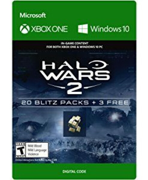 XONE Halo Wars 2: 23 Blitz Packs / Elektronická licencia / Add-On (7F6-00091)