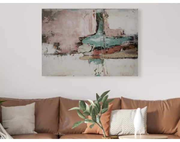 Ručne maľovaný obraz Abstrakcia I 100x70 cm, 3D štruktúra%