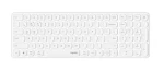 Rapoo E9310M Multi-mode biela / Bezdrôtová klávesnica / 2.4 GHz / BT 4.0 a 5.0 / ultra-tenká / 2x AAA batérie (6940056126368)