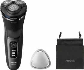 Philips Series 3000 S3244/12 čierna / holiaci strojček / umývateľný / suché a mokré holenie / až 60 min (S3244/12)