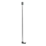 MSV držiak tyče na sprchový záves ALU chrómovaný / Držiak / Hliník / 60 cm