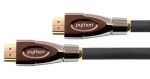 Python HDMI 2.0 kábel čierna / HDMI kábel / 4K 4096×2160 px / 60 Hz / 2 m / nylonový oplet (GC-M0017)