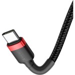 Baseus CATKLF-G91 Cafule Series čierna / kábel USB-C / PD2.0 60W / Flash / 1m (CATKLF-G91)