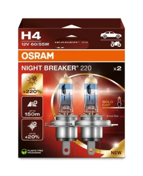 OSRAM NIGHT BREAKER 220 H4 CAR halogénová žiarovka / 2 kusy (64193NB220-2HB)