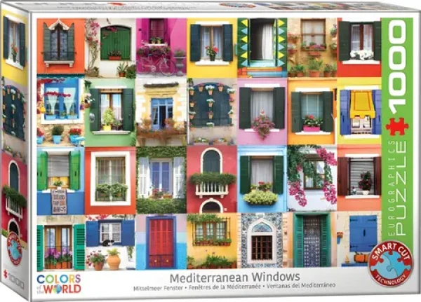 EUROGRAPHICS Puzzle Stredomorské okná