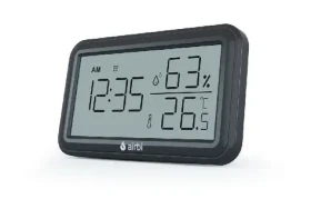 Airbi INDOOR - čierna / Izbový teplomer a vlhkomer (BI1052)