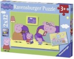 Ravensburger Prasiatko Peppa - 2 x 12 dielikov