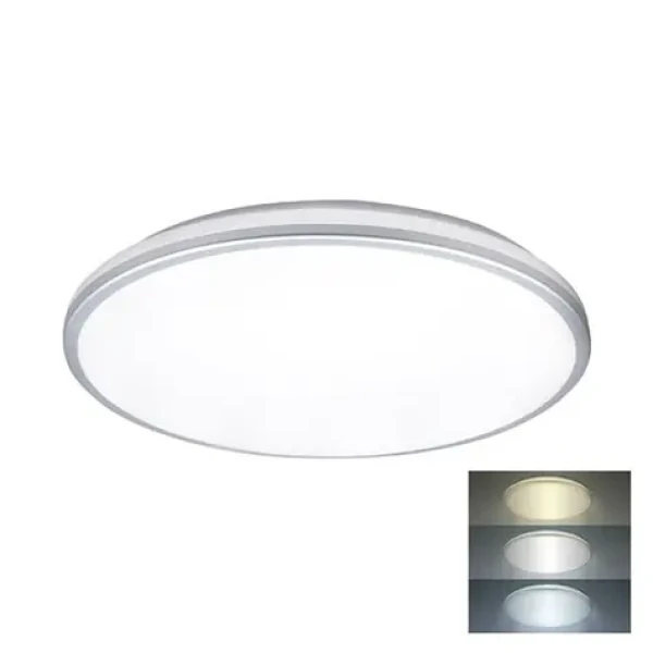 Solight WO797 LED osvetlenie s ochranou proti vlhkosti / IP54 / 24W / 2150lm / 3CCT / 38cm (8592718032845)