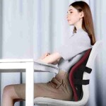 MOSH ERGO2 H1C chrbtová opierka – bordová/čierna