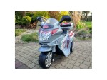 Mamido Detská elektrická motorka strieborná