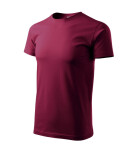Basic tričko pánske garnet 2XL