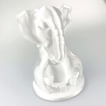 PLA FIBERSILK filament PEARL biely metalický 1,75 mm Fiberlogy 850 g