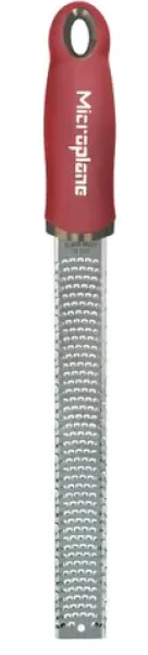 Microplane Premium Classic tmavo-červená / jemné strúhadlo / 325 cm / nerezová oceľ (46127)