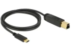 DeLock USB-C - USB-B čierna / Kábel / USB 3.2 Gen 2 (10 Gbit/s) / 1 m (83675)