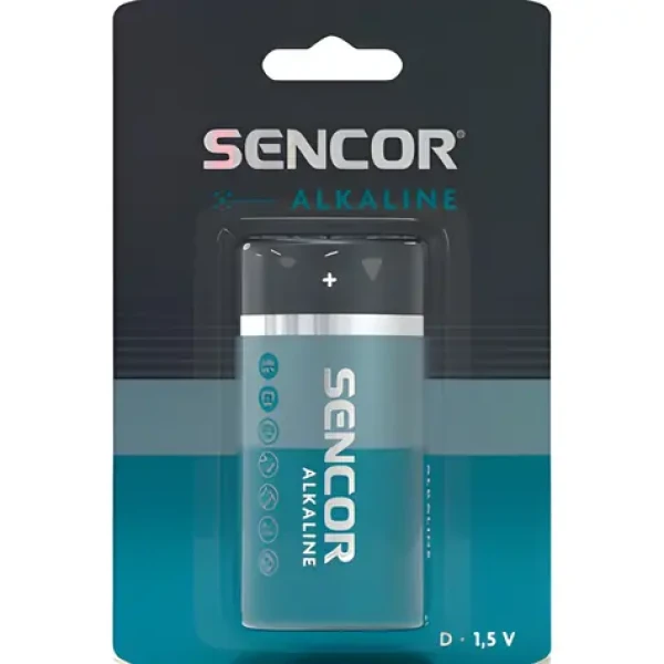 Sencor / Alkalická batéria / D (LR20) / 1,5 V / 1 ks (SBA LR20 1BP D Alk)
