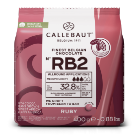 Čokoláda Ruby RB2 0,4 kg, 32,8 % - Callebaut - Callebaut