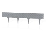 Palisádový obrubník – Rattan Palisade, sivá 3,2 m (balenie 4 ks o dĺžke 0,8 m)