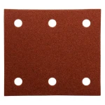 Makita P-33118 / Brúsny papier na drevo amp; kov amp; kameň / suchý zips / Zrnitosť 100 / Rozmery 114x102 mm / dierovaný / 10 ks (P-33118)