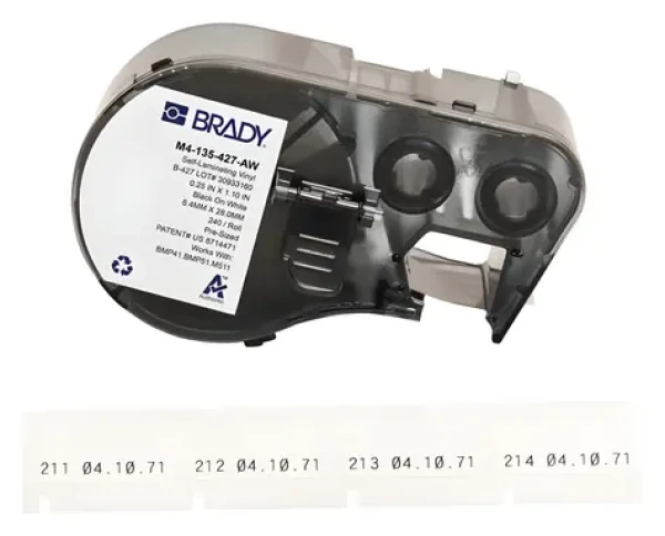 BRADY Etikety pre M410/BMP41/M510/BMP51/BMP53/M511 (M4-135-427-AW) / Etikety / Samolepiace (M4-135-427-AW)