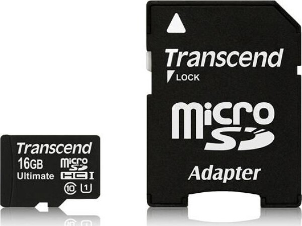 Transcend Ultimate 600x MicroSDHC 16 GB Class 10 (TS16GUSDHC10U1)
