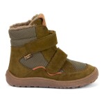 Detská zimná barefoot obuv TEX WINTER Olive, Froddo, G3160233-2, olivová - 32