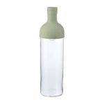 Hario Cold Brew Tea zelená / Fľaša na cold brew / 750 ml / sklo a silikón